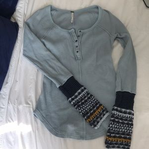 Free People Ski Lodge Cuff Thermal